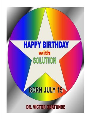cover image of BORN JULY 15